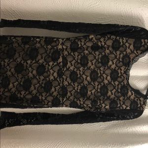 Size medium long lace formal dress with sleeves